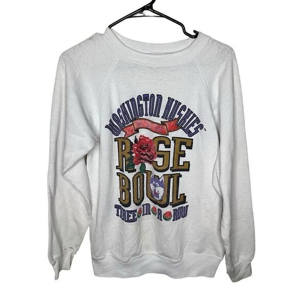 VTG UW Rose Bowl Crewneck Sweatshirt - Picture 1 of 5